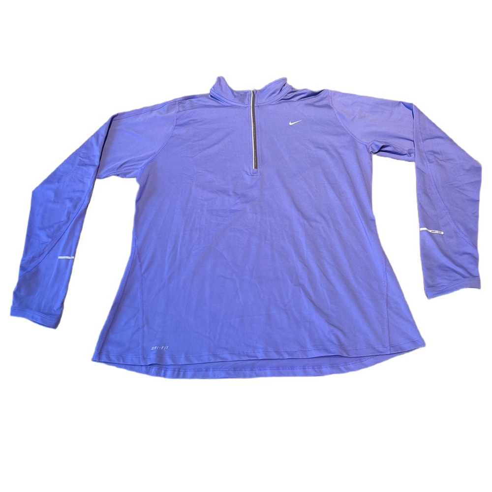 Nike Element Women’s Purple Dri-FIT Half-Zip Long Sleeve Running Top - XL